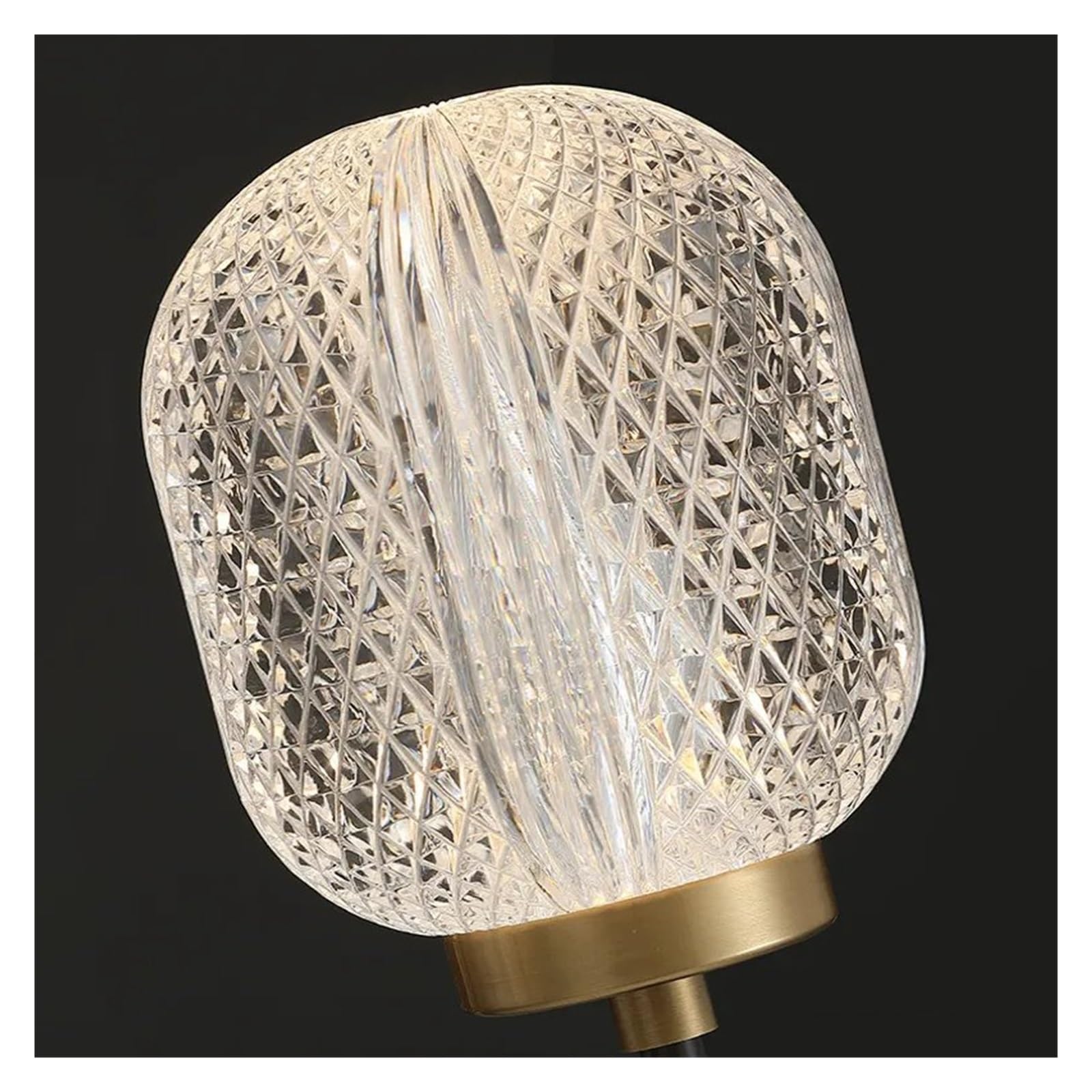 Lampada da parete di lusso a luce LED nordica Lampada da comodino moderna e calda per camera da letto Lampada da comodino per soggiorno Sfondo Decorazione da parete Mobili sospesi a parete, Lampada da