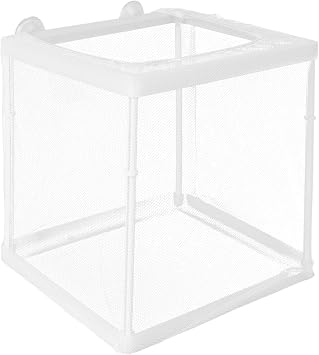 balacoo Fish Box Incubator Kit Aquarium Mesh Fish Tank Spawning Nest Incubator Divider Breeding Tank