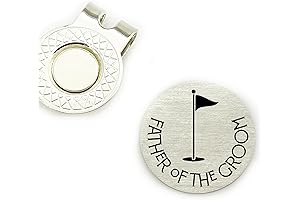 Father of the Groom Golf Ball Marker Wedding Party Gift Idea
