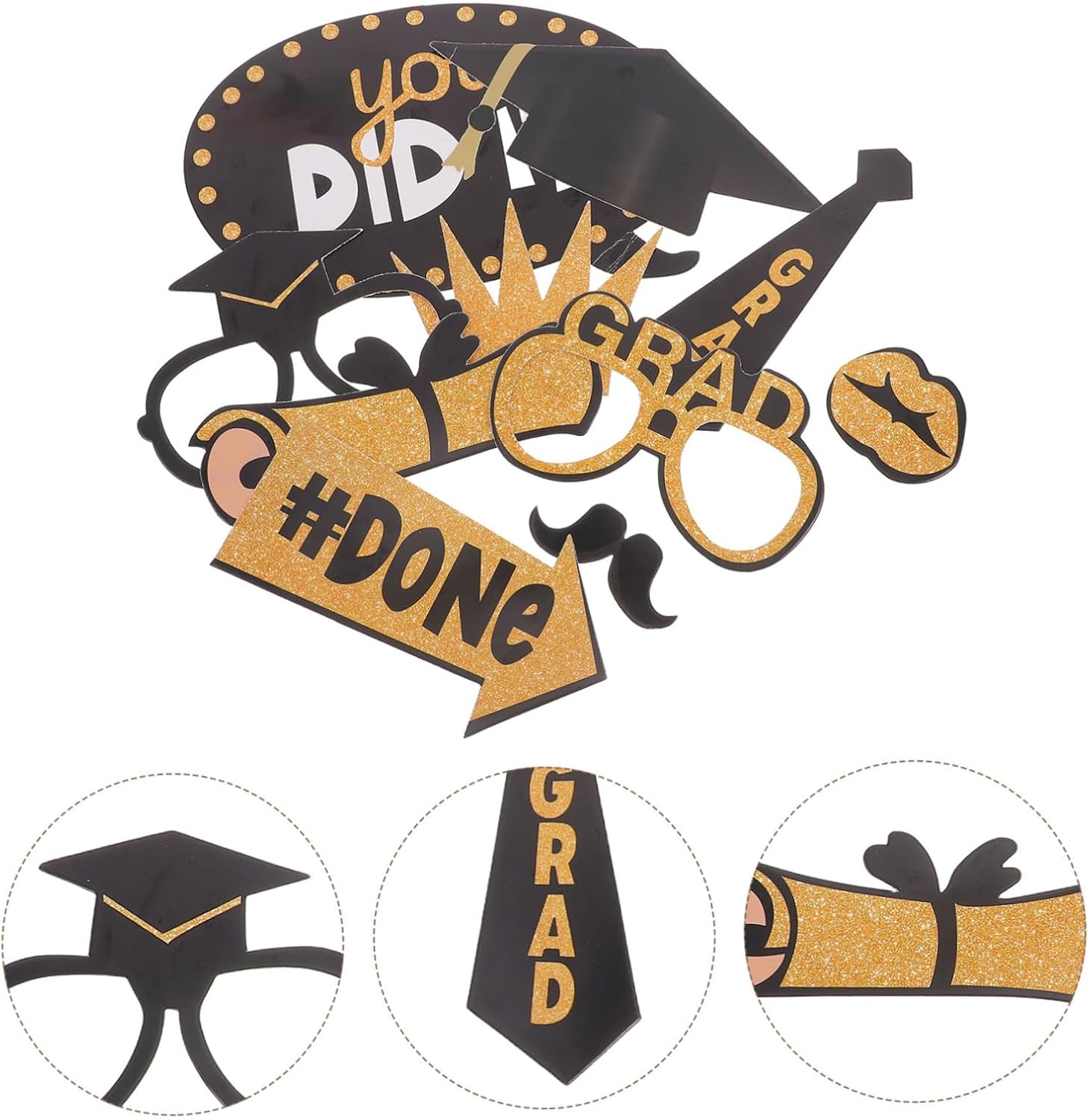 Graduation Season Photo Signs Photo Booth Props Graduation Party Supplies