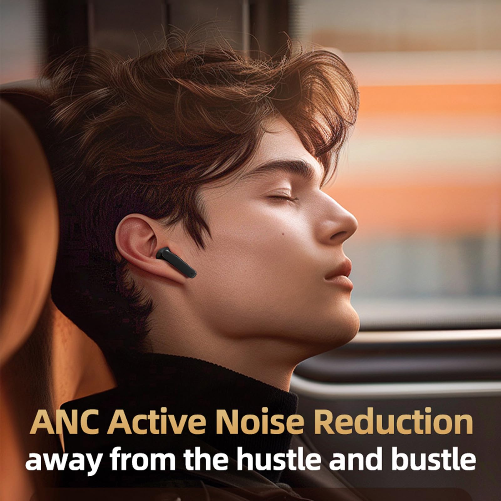 Fabater Auricolari Traduttore Linguistico Bluetooth 5.4 con funzionalità Multimodale, Supporta 144 Lingue, Ideali per Viaggiatori Internazionali e Studenti di Lingue, Include Custodia per Auricolari