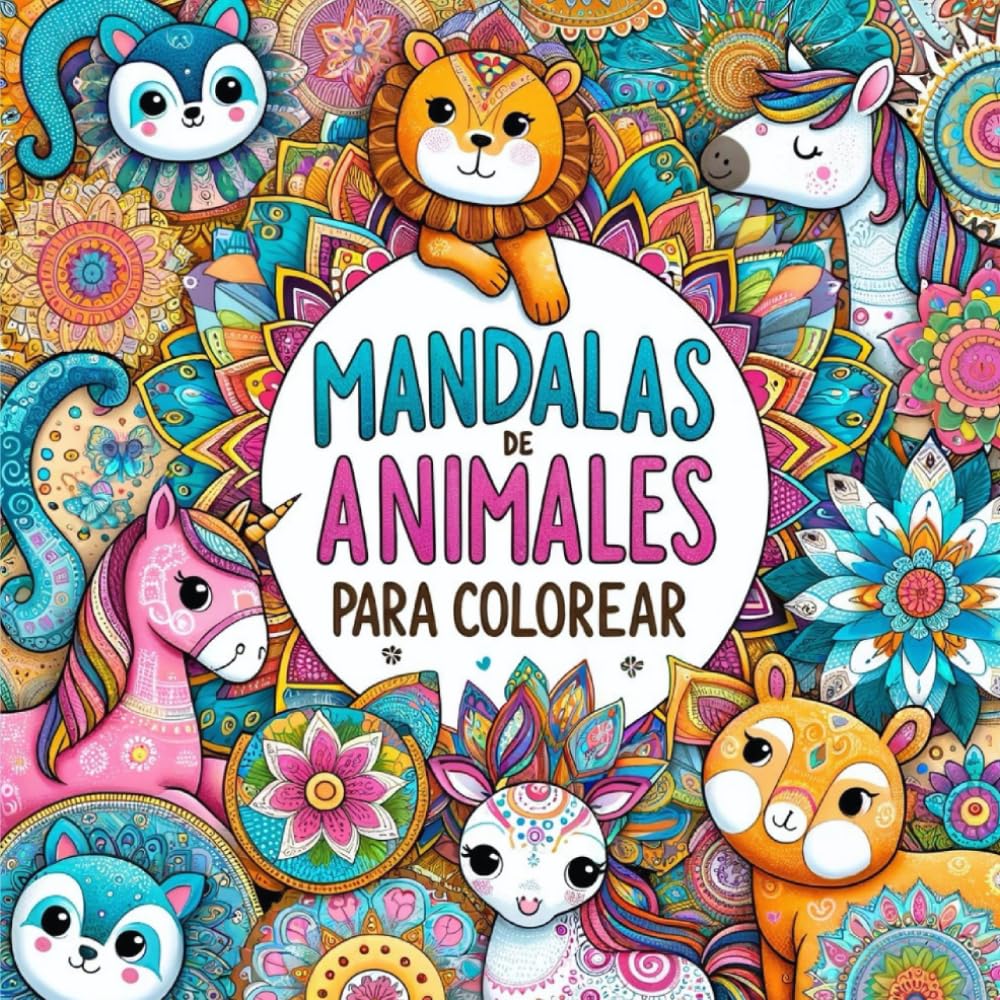 Mandalas de animales para colorear: despertando en los niños creatividad, concentración y relajación