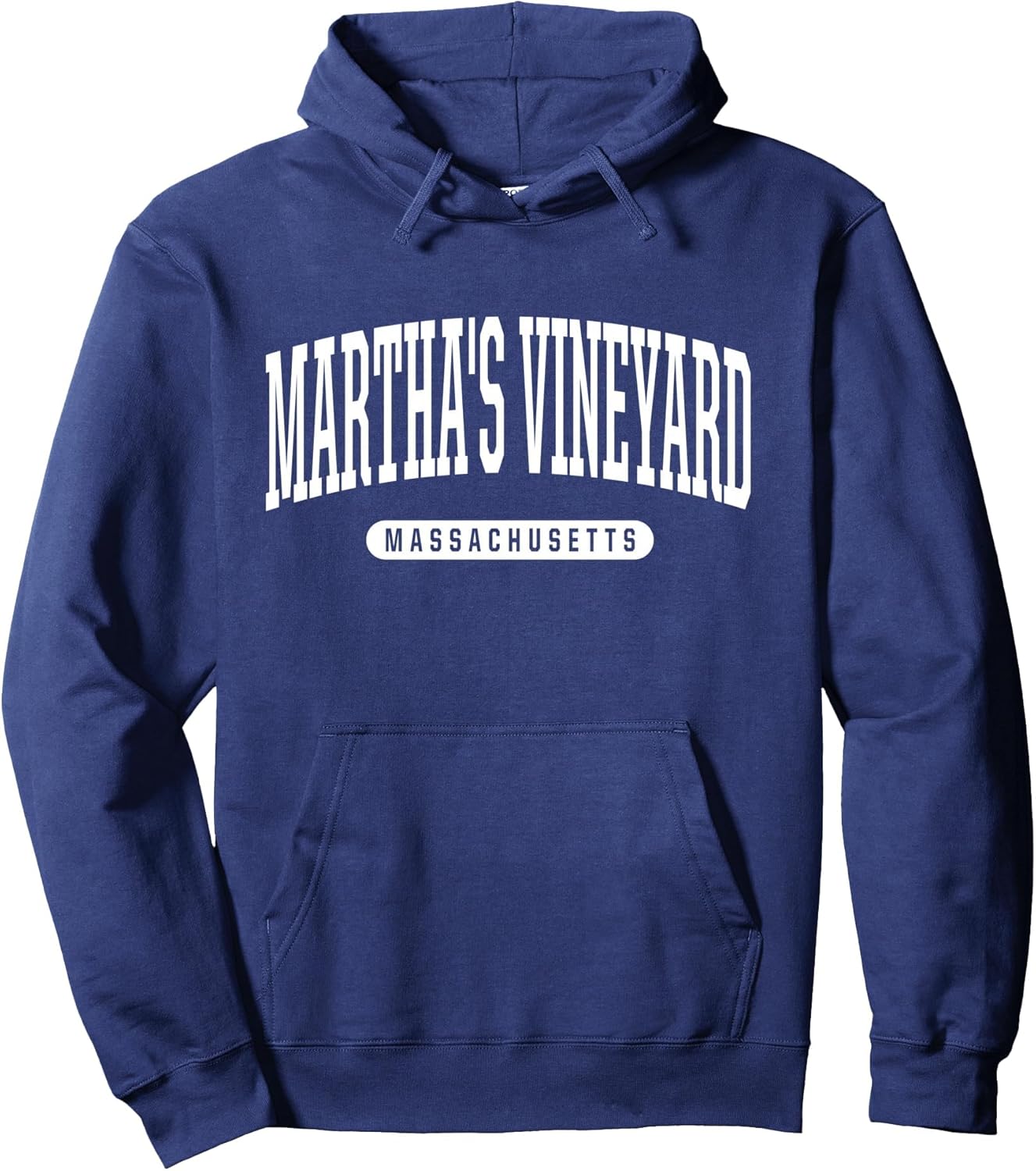 Martha's Vineyard Hoodie Sweatshirt College University Style Pullover Hoodie