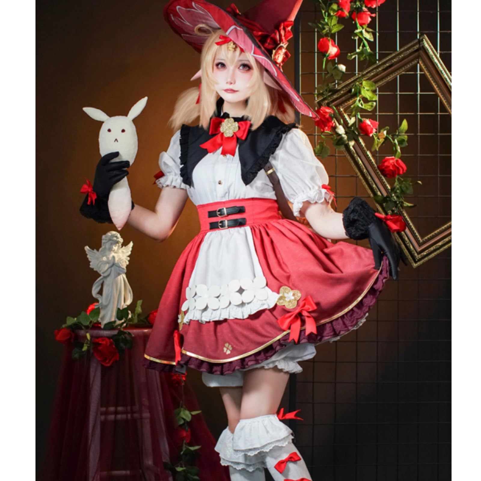 Amazon.co.jp: [Hushan] クレー コスプレ服 魔女 ロリータ風 げんしん