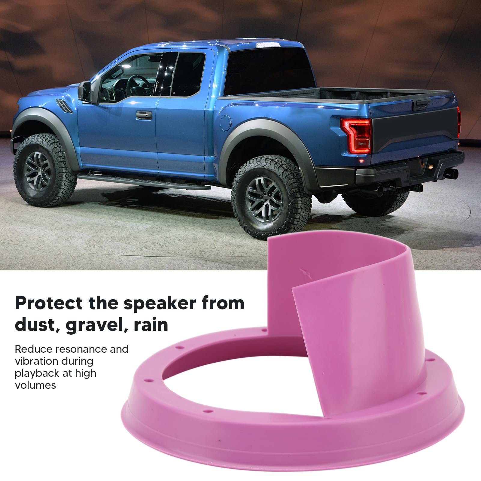 HEALEEP 2er Set Wasserdichte Lautsprecherabdeckungen - Schutzpads Für Auto-Lautsprecher