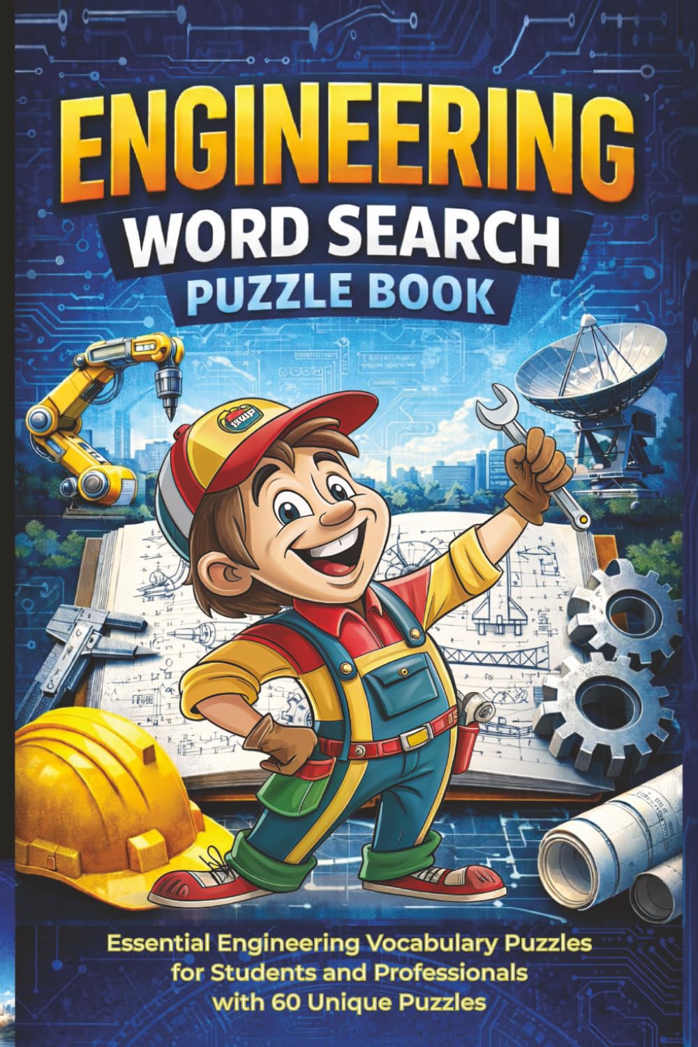 Engineering Word Search Puzzle Book: Essential Engineering Vocabulary Puzzles for Students and Professionals with 60 Unique Puzzles (MajorPuzzles Series)