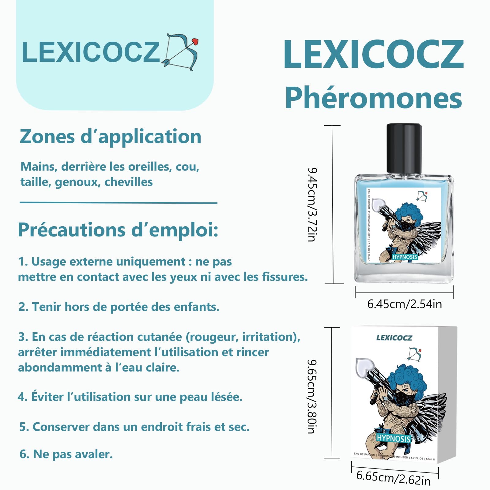Parfum Homme, Nouvelle formule améliorée 3.0 – Frais et longue tenue, Parfum Pheromone Pour Homme, Plus de charisme et de rayonnement, 50ml