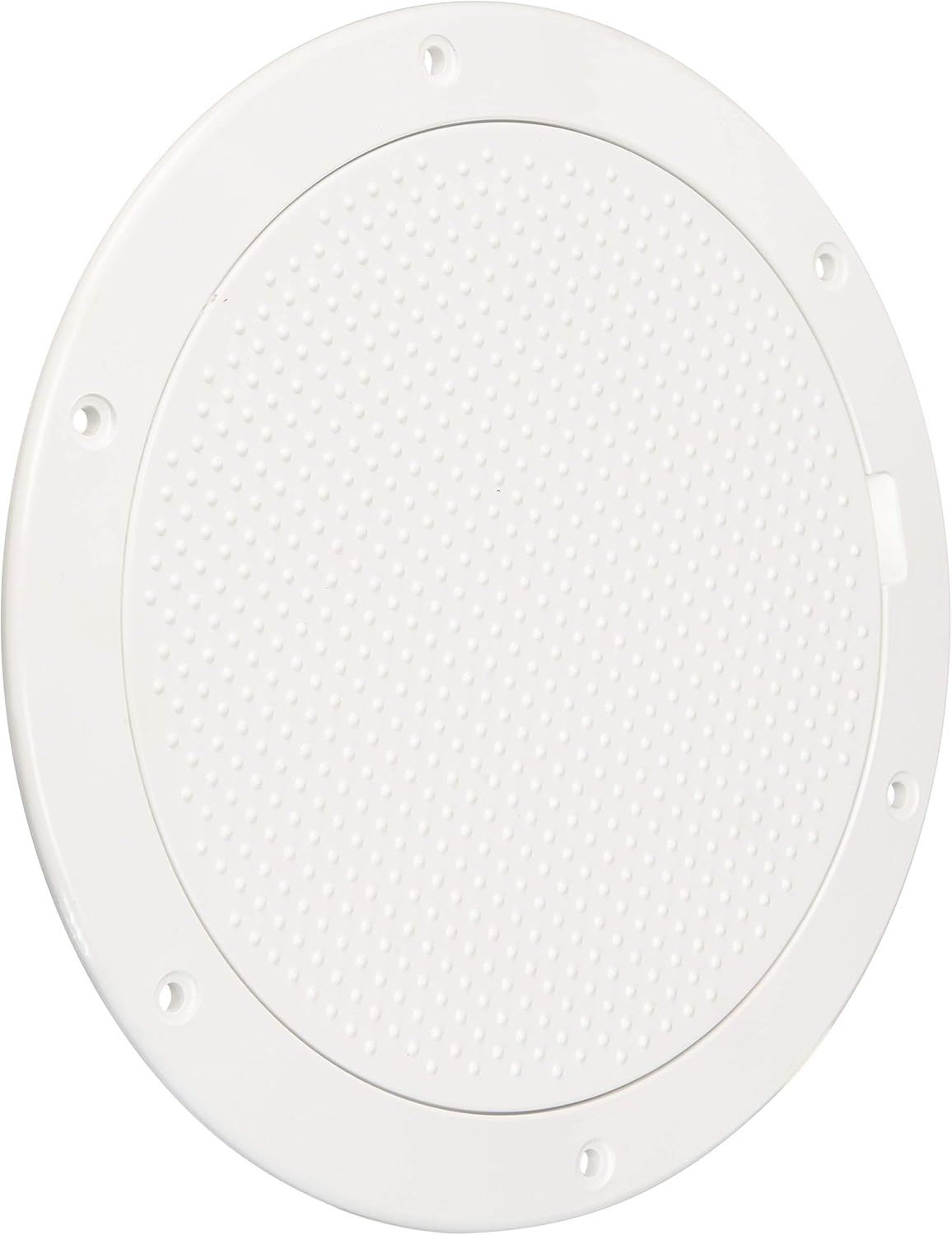Beckson DP63-W Pry-Out Deck Plate, 1 Pack, White