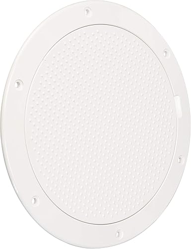 Beckson DP63-W - Placa de cubierta Pry-Out, 1 paquete, color blanco