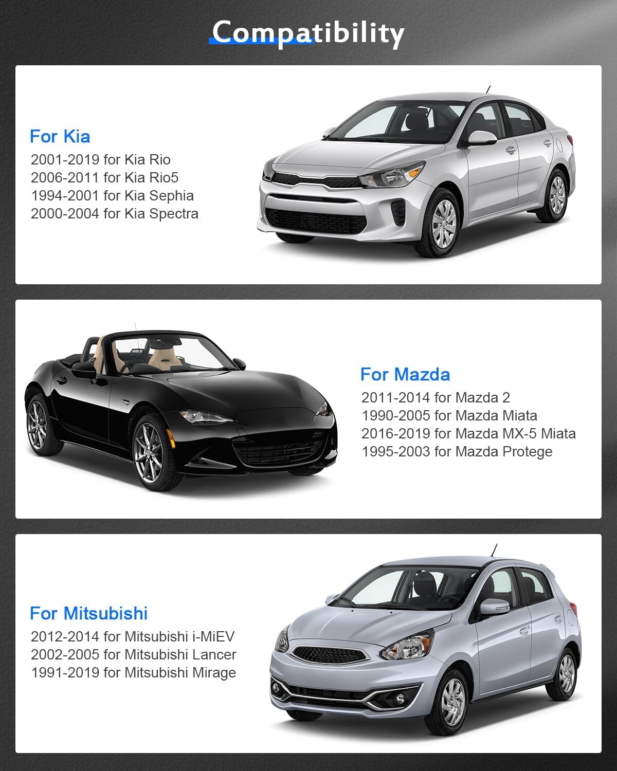 ECCPP 4PCS 1 inch Wheel Spacers 4 Lug 4x100mm to 4x100mm 12mmx1.5 67.1mm hub bore Fit for 1995-2005 for Dodge Neon |1991-2001 for Ford Escort |1980-2005 for Honda Civic