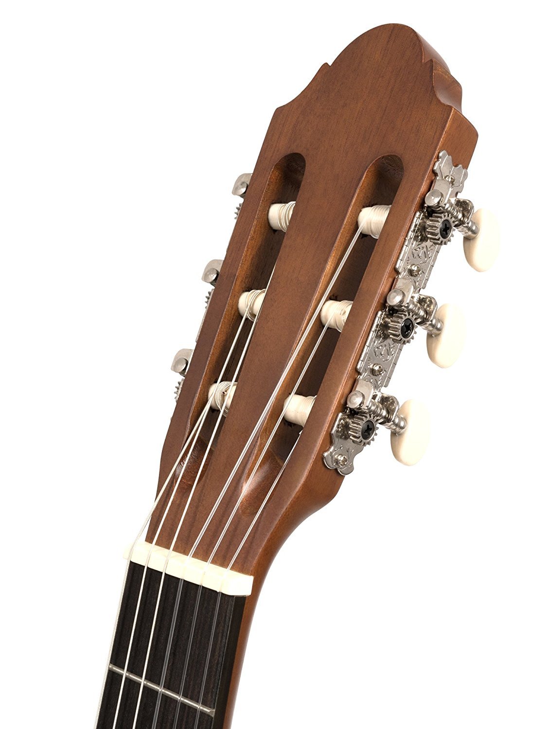 CASCHA HH 2043 IT Guitare Classique 4/4 Bundle, mat naturel, table épicéa, avec livre de guitare en espagnol, CD, DVD, accordeur, sac rembourré et 3 médiators
