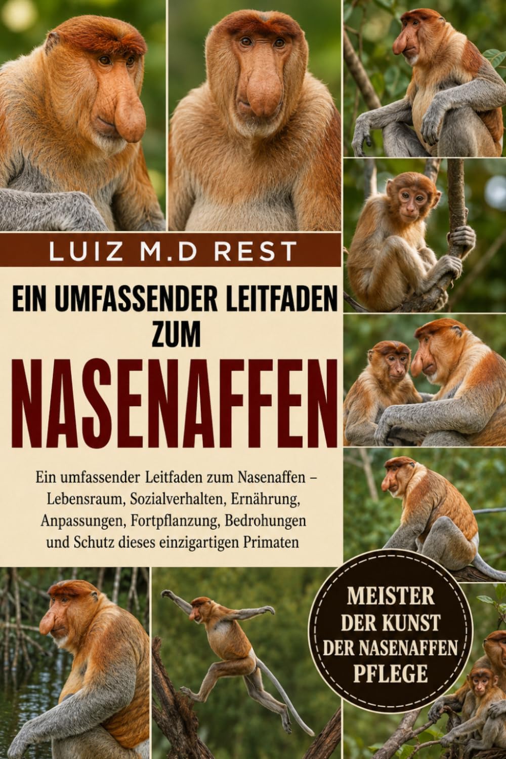 NASENAFFE: Ein umfassender Leitfaden zum Nasenaffen – Lebensraum, Sozialverhalten, Ernährung, Anpassungen, Fortpflanzung, Bedrohungen und Schutz dieses einzigartigen Primaten (German Edition)