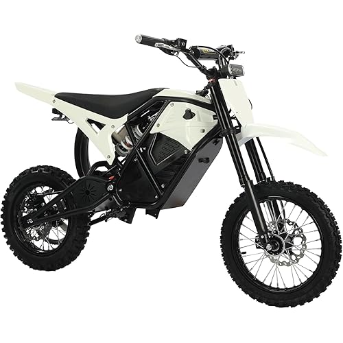 RM7 Electric Dirt Bike for Adults & Teens, 2200W Peak Ebike, 48V 22.5Ah, 37 MPH, 45 Miles, 14"/12" Tire Off-Road Electric Motorcycle, Dual Hydraulic Brakes, Fit Age 13+