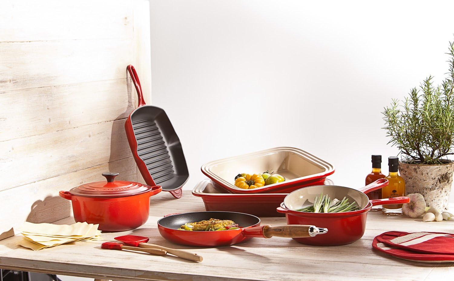 le creuset signature square skillet grill