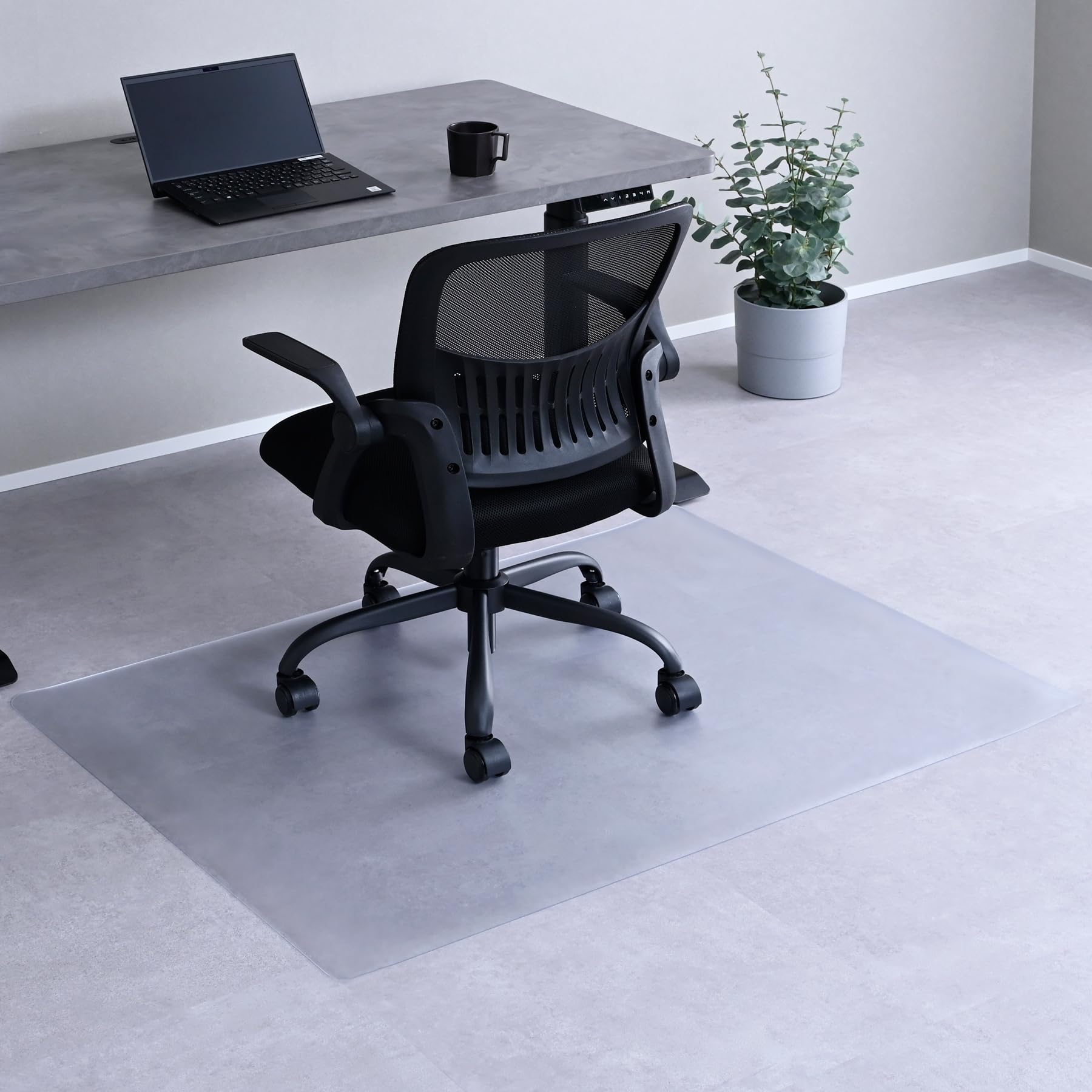 Amazon｜山善(YAMAZEN) チェアマット 椅子 マット 傷防止 シート