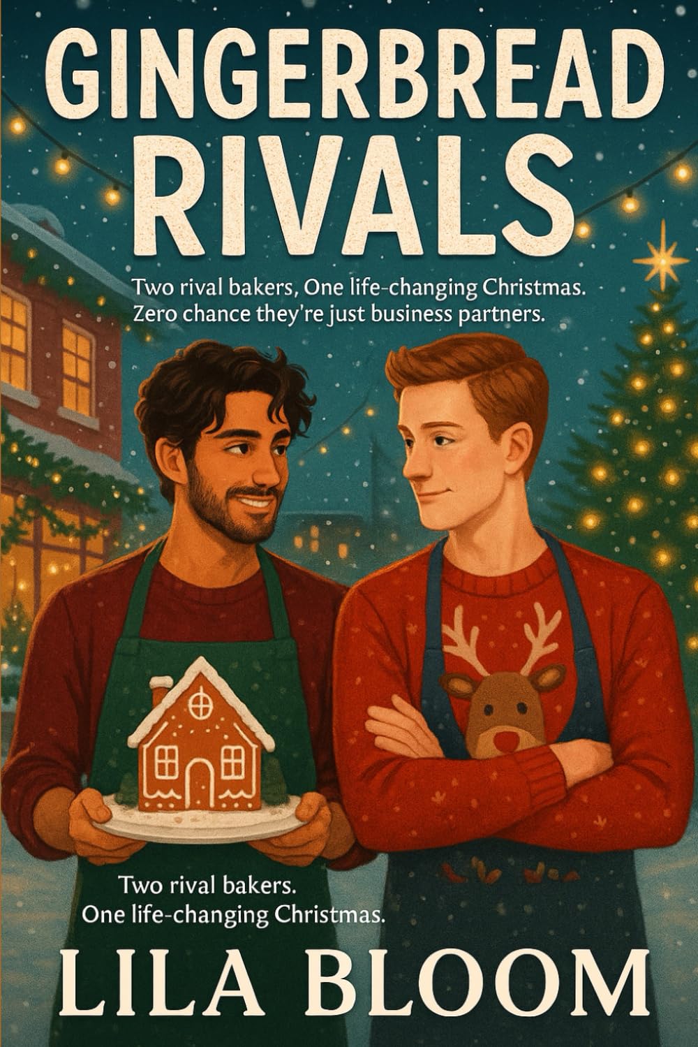 Gingerbread Rivals: Two rival bakers. One life-changing Christmas. Zero chance they’re just business partners.: (An Enemies-to-Lovers Christmas MM Romance)