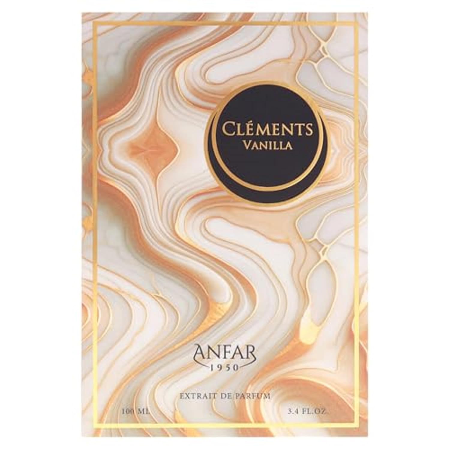 Anfar Clements Vanilla - Perfume for Women and Men - Gourmand Woody Scent - Opens with Whipped Cream Accord - Long-Lasting Scent - 3.4 oz