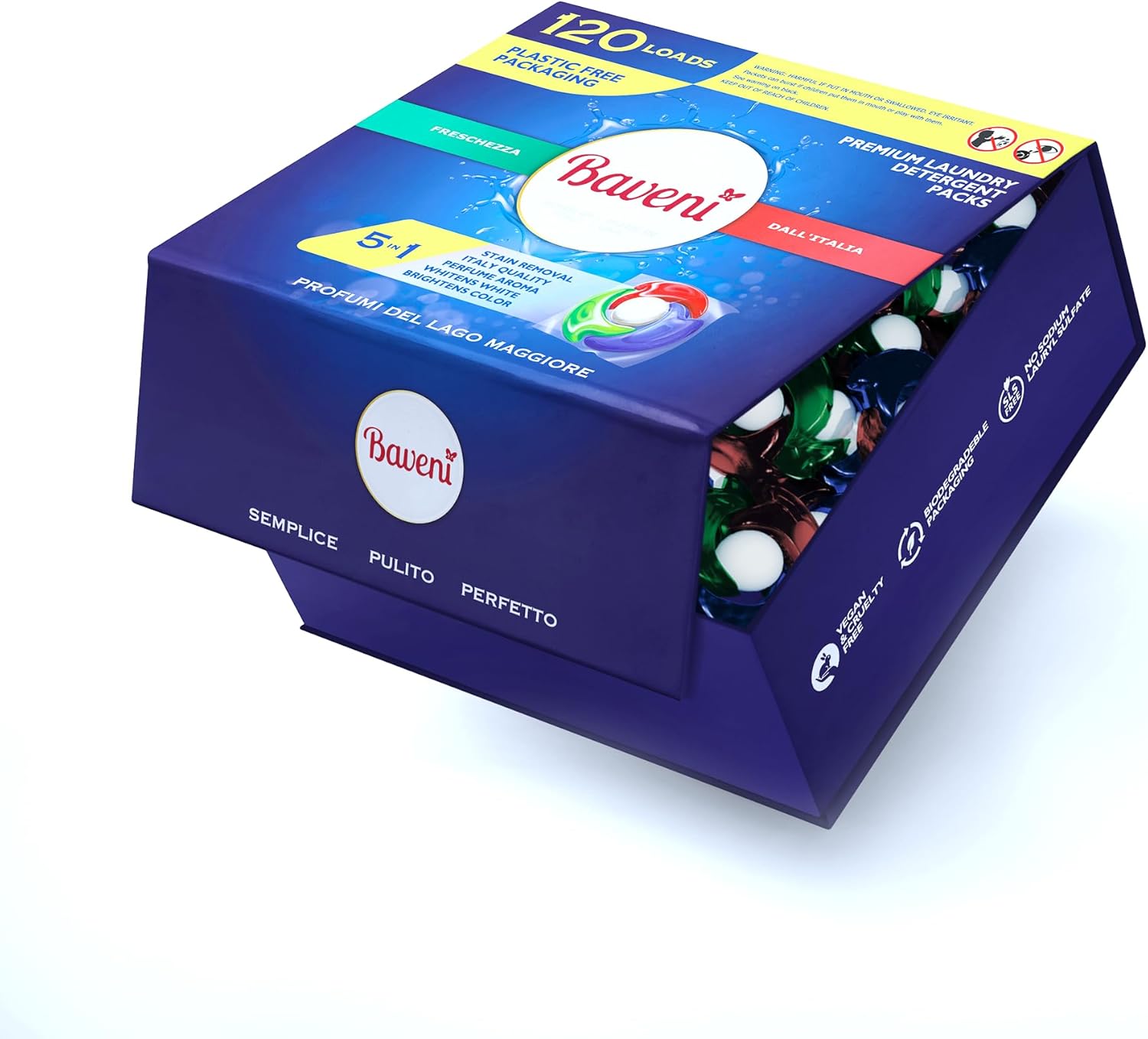 Laundry Detergent Packs. Profumo Del Lago Maggiore 120 loads