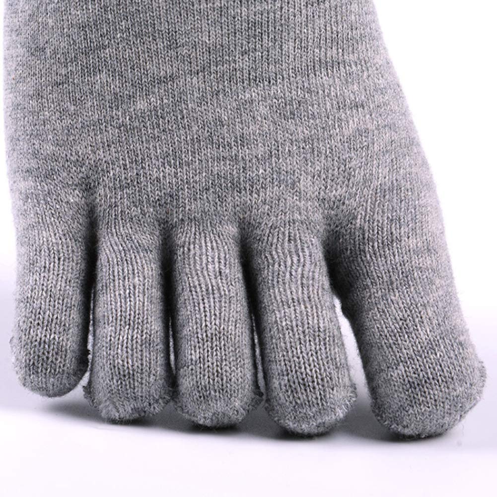 HONOW Women's Low Cut Toe Socks Ankle Cotton Running Socks(Pack of 5/6)