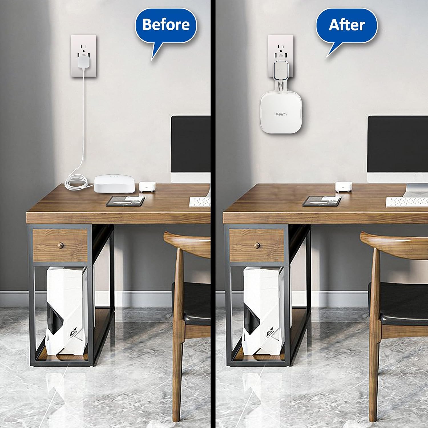 ZahoTse Lot De 2 Supports Muraux Pour Système Wi-Fi 7 BE23 / BE25