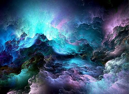 PigBangbang, Rompecabezas de arte manchado para niños y adultos, rompecabezas alfabetizado de 500 piezas de 20.6 x 15.1 pulgadas, hecho de iece