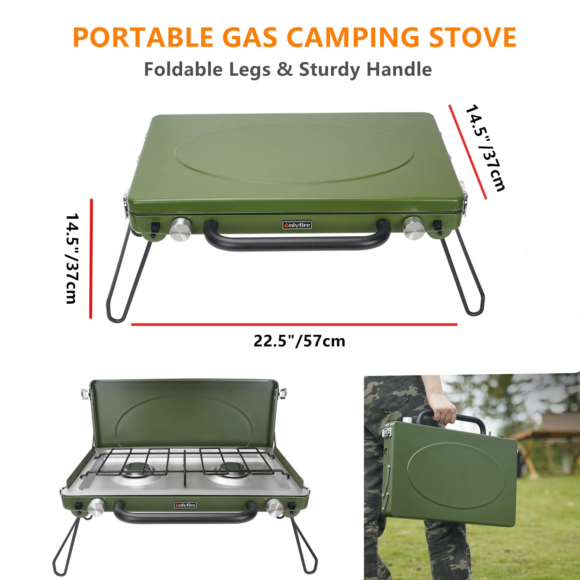 ONLYFIRE kuchenka kempingowa GS331