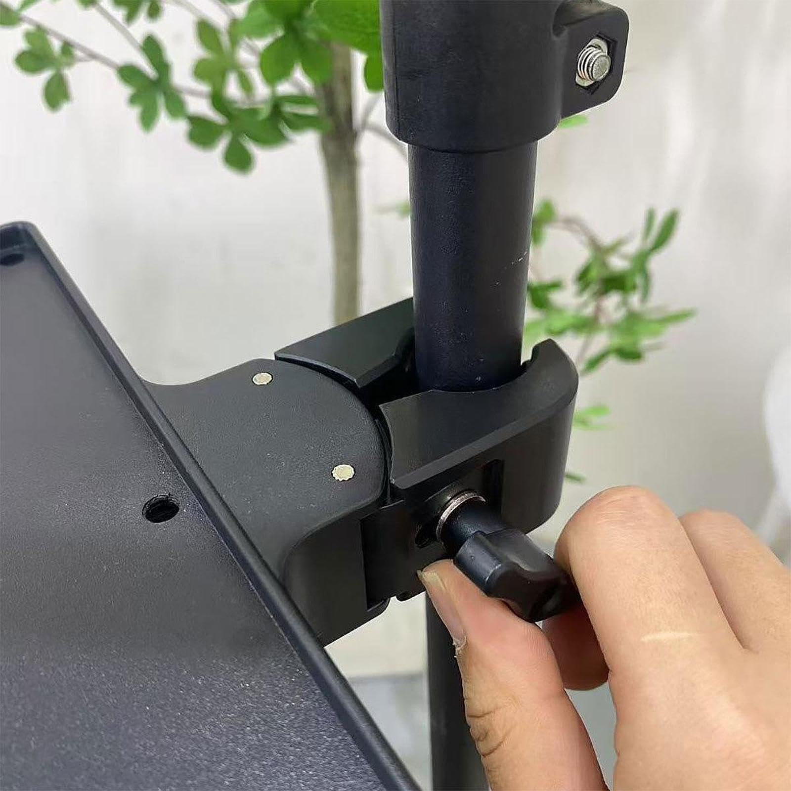 predolo Support de Rangement pour Extensions de Cils, Organisateur de Cil Organisateur de La Lampe à Cilhols de Bac à Cils Stable de Greffe de Salon pour L'enseignement à Domicile, noir