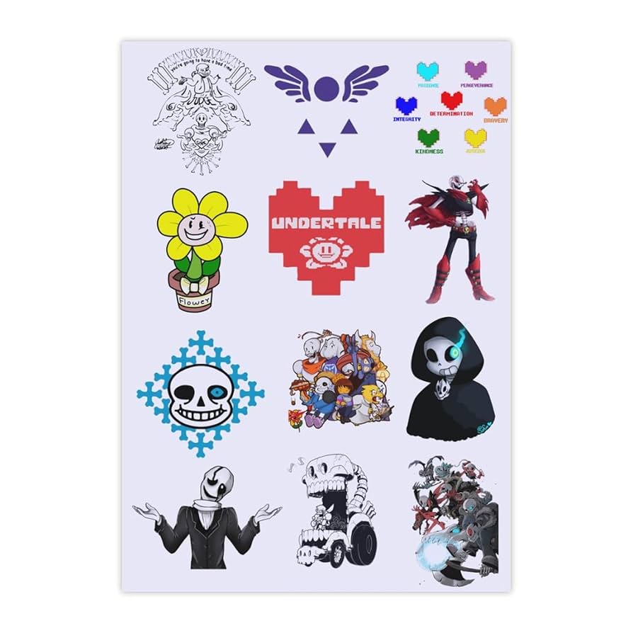 104 Undertale アンダーテール　ステッカー　シール 104 Undertale アンダーテール ステッカー シール - メルカリ