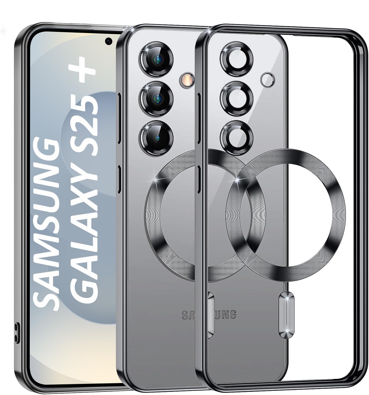 VONZEE Clear MagSafe Case for Galaxy S23 Plus -18