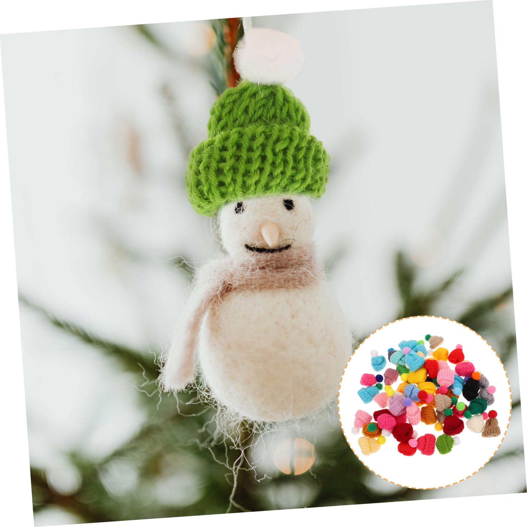 TOYANDONA 550stücke Teiliges Mini Strickmützen Bunte Handwerksdekorationen Für Junge Mädchen Und Puppen Für Bastelprojekte Und Kreative Ideen