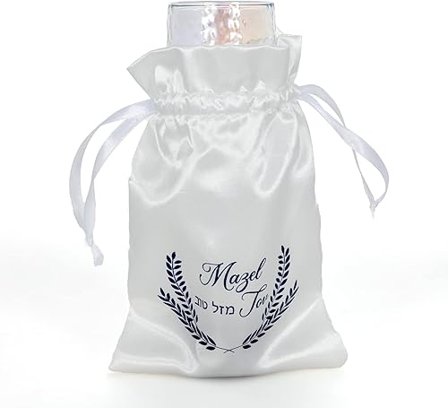 Miniatura 6 de DOUDIZHU Chuppah Breaking Glass for Jewish Wedding, Jewish Wedding Glass for Couples, Wedding Ceremony Marriage Engagement Gift, Iridescent Glass