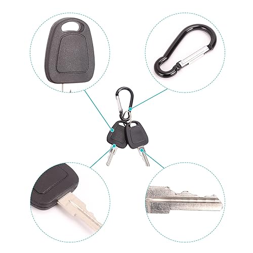 Miniatura 4 de 10L0L Llaves de encendido universales para carrito de golf EZGO 1982-up eléctrico y gas, 2 unidades, OEM # 17063-G1 17063G1 (mango negro)