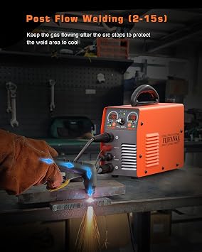 FEIFANKE 230V 50A Plasma Cutter Non Contact Low Frequency IGBT 2T/4T Cutting Torch with Blow Back for Cutting Stainless Steel Aluminium and Copper Maximum Cutting Thickness 25mm