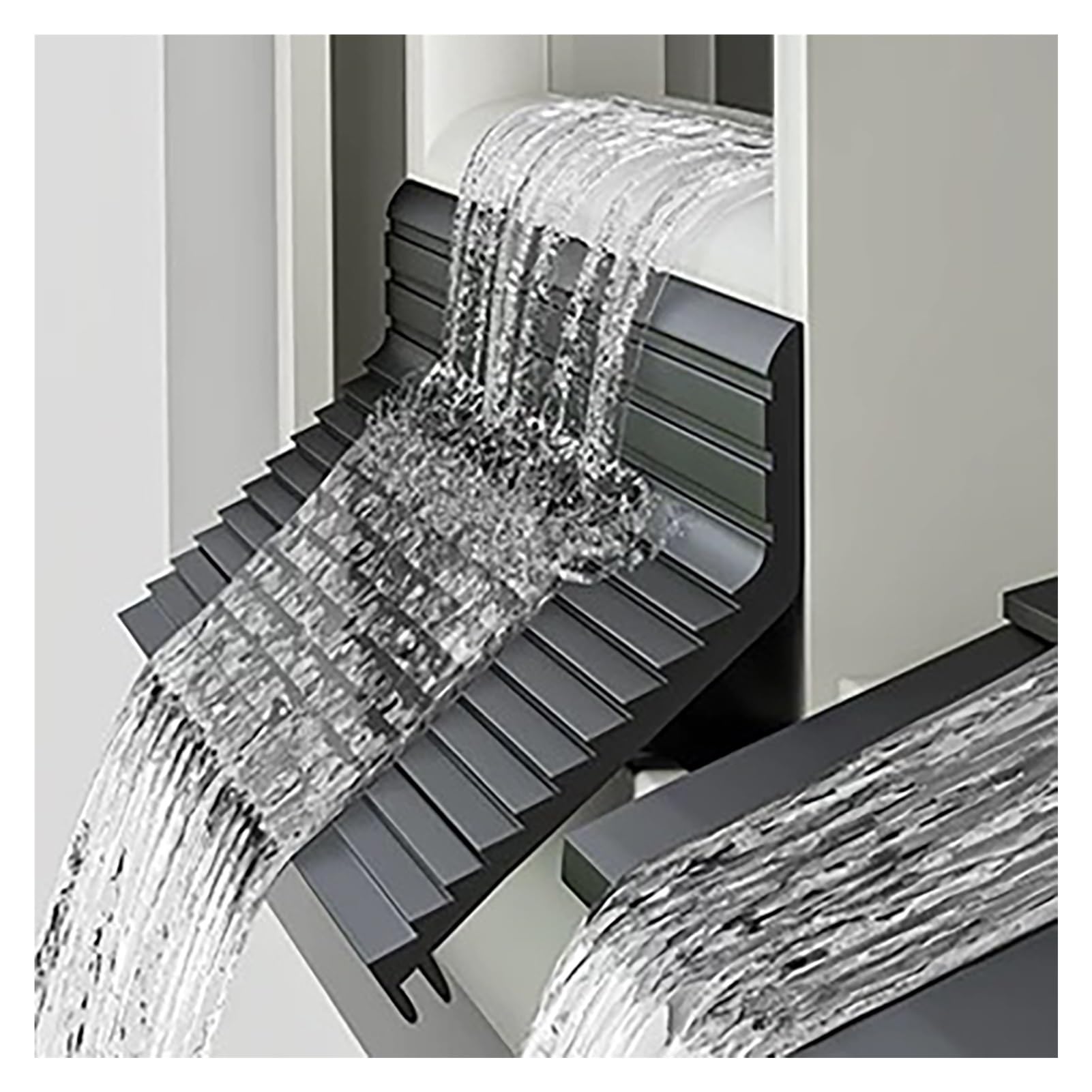 Lidcom W 5.6Cm/2.2In Rubber Door Rain Drip Guard Self-Adhesive, Outdoor Window Rain Deflector, Weatherproof Edge Diverter For Home, Stop Rainwater Backflow, Easy To Install(,L 2M/6.56Ft)