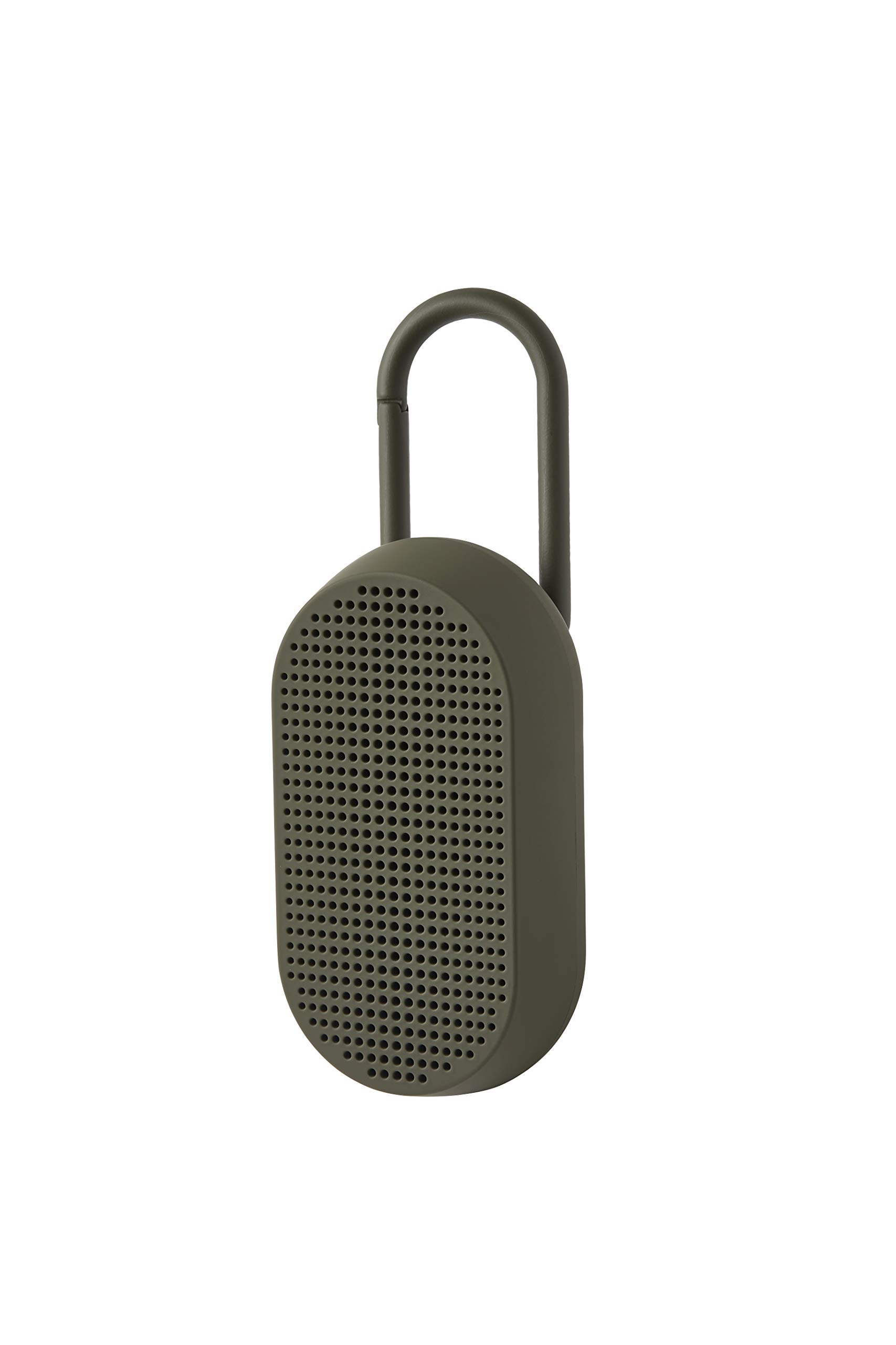 Lexon - MINO T - Enceinte Bluetooth étanche avec Mousqueton (Kaki)