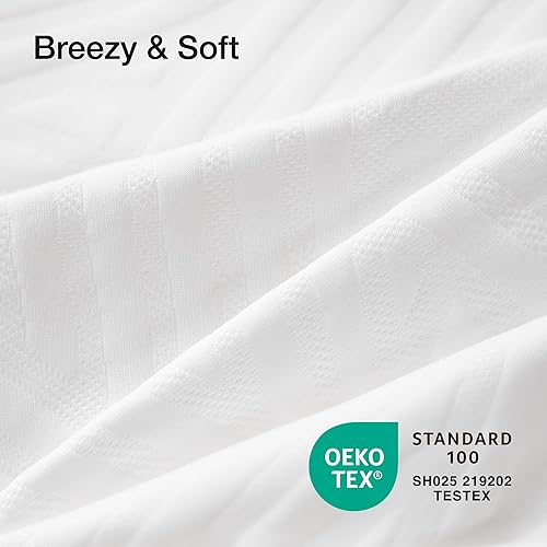 Miniatura 4 de Novilla Colchón híbrido tamaño King de 14 pulgadas, colchón híbrido tamaño King con resortes individuales para aislamiento de movimiento y alivio de