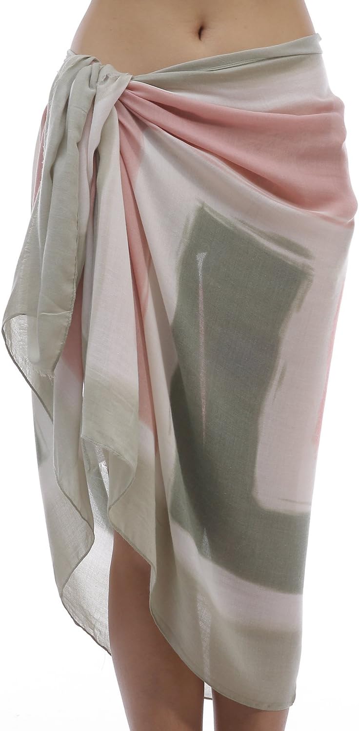 YOEYEA Pareo Sarongs for Women Hawaiian Bali Cotton Beach