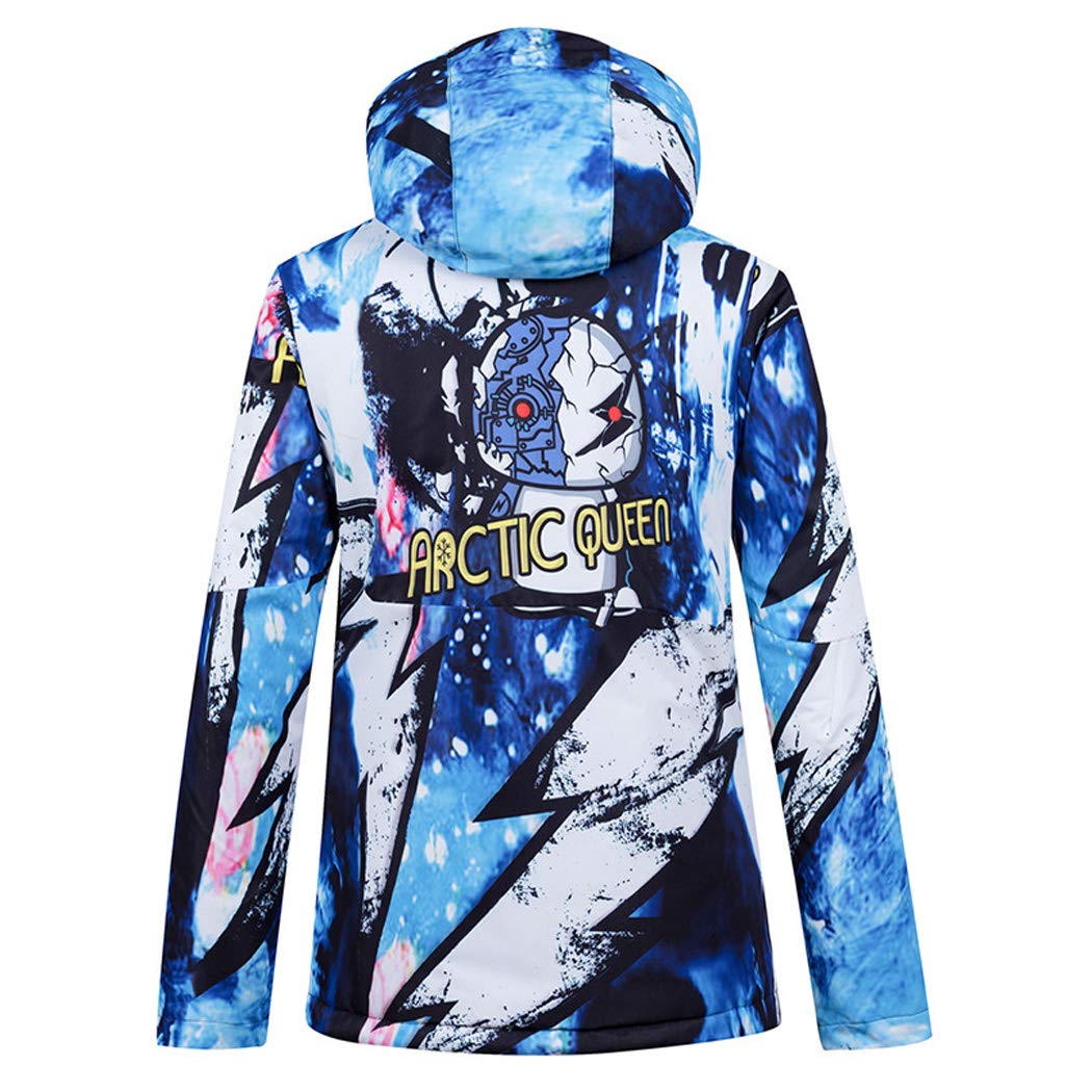 Hangmax, set di tuta da neve, da uomo e donna, giacca da sci, impermeabile, calda tuta da sci Camuffamento leggero S