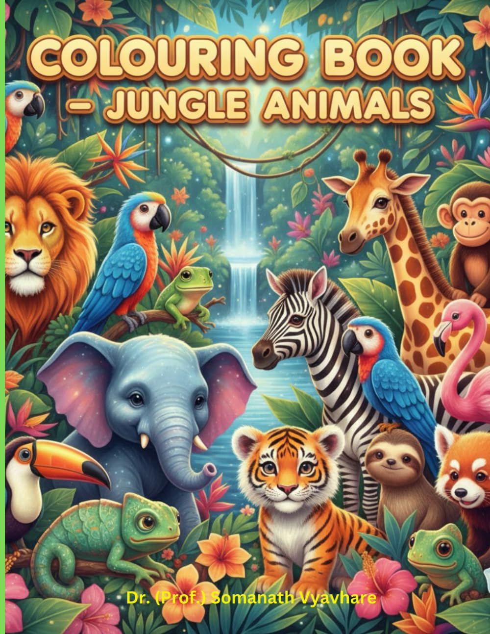 COLOURING BOOK – JUNGLE ANIMALS