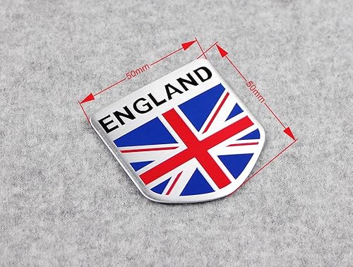 Miniatura 5 de Etiqueta engomada de la insignia del escudo de la bandera de Inglaterra de la aleación del coche de