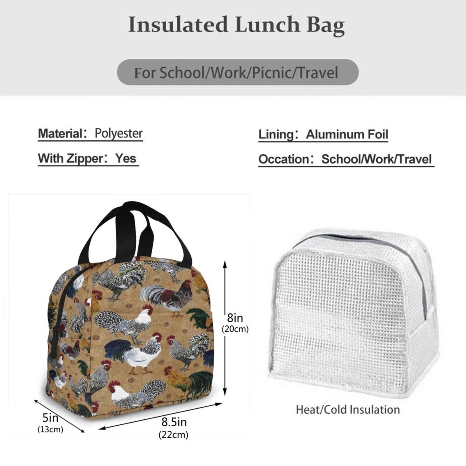 Borsa termica per il pranzo per uomini e donne, scatola per il