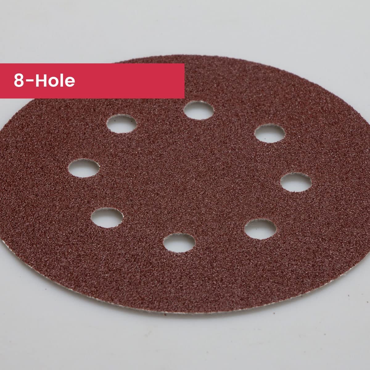 100 pezzi 125 mm (5 pollici) dischi abrasivi a 8 fori carta abrasiva a secco in ossido di alluminio grana 60~2000(Color:2000-UltraFine)