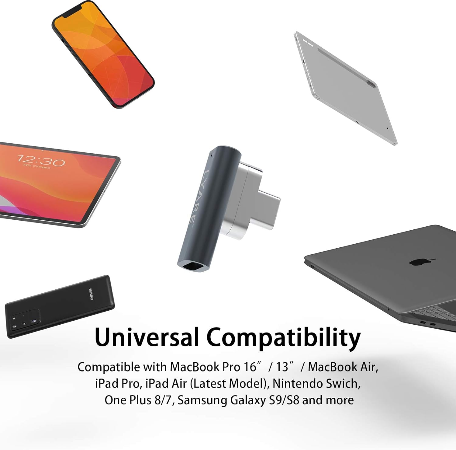 Amazing 🔥 Magnetic USB C Adapter, LYARE 20Pins Type C Connector, Support PD 100W Charge, USB C 3.1 10Gbps Data Transfer, 4K@60Hz Video Output Compatible with MacBook Pro/Air 2018-2020 & iPad Pro 🛒 Flash Sale Magnetic USB C Adapter, LYARE 20Pins Type C Connector, Support PD 100W Charge, USB C 3.1 10Gbps Data Transfer, 4K@60Hz Video Output Compatible with MacBook Pro/Air 2018-2020 & iPad Pro