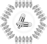 Vista 1 de Yizhet Paquete de 30 luces LED para fiestas, luces de globo LED, luces de decoración para fiestas, mini luces LED impermeables para linterna