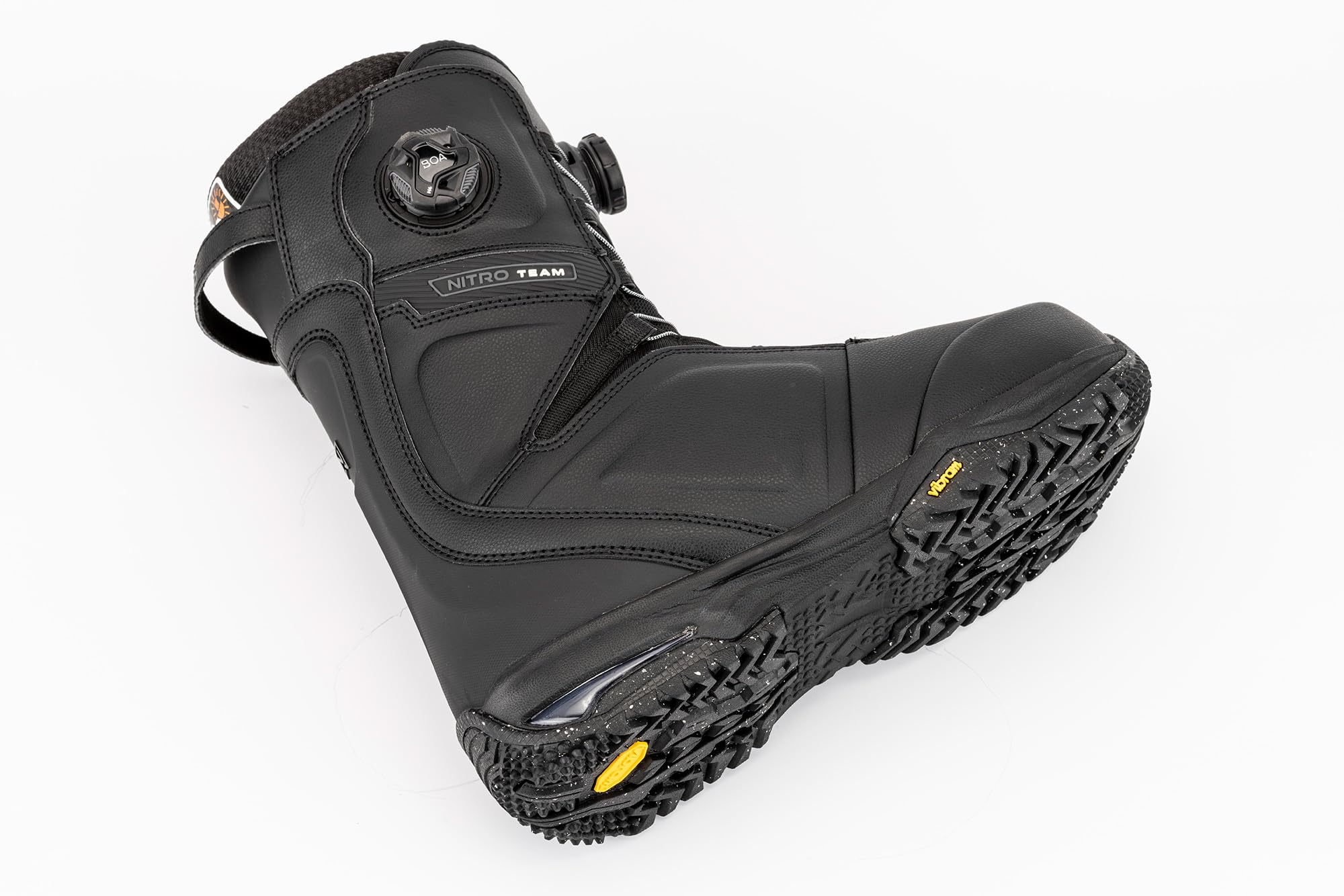 Nitro Team Boa Bottes de Snowboard pour Hommes, Noir, 31