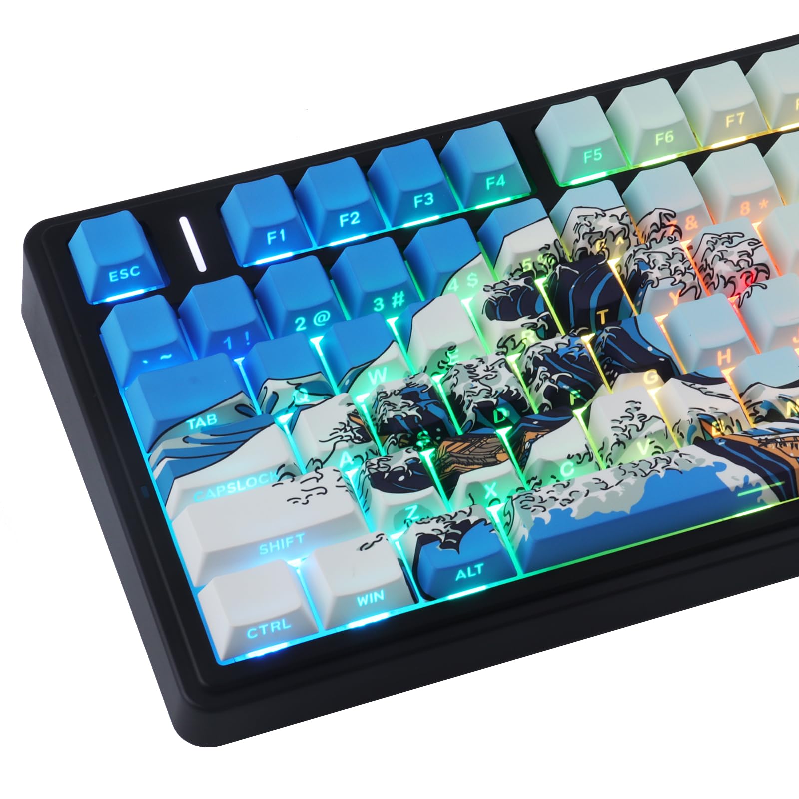 Amazon.com: Tsungup PBT Keycaps 75 Percent,Side Print 131 Keys