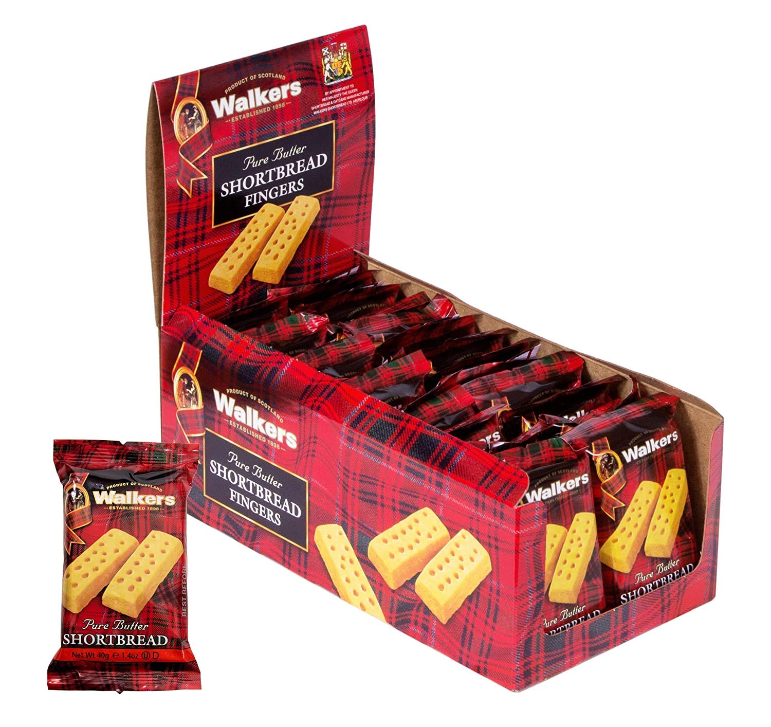 Lot de 24 sachets de biscuits sablés