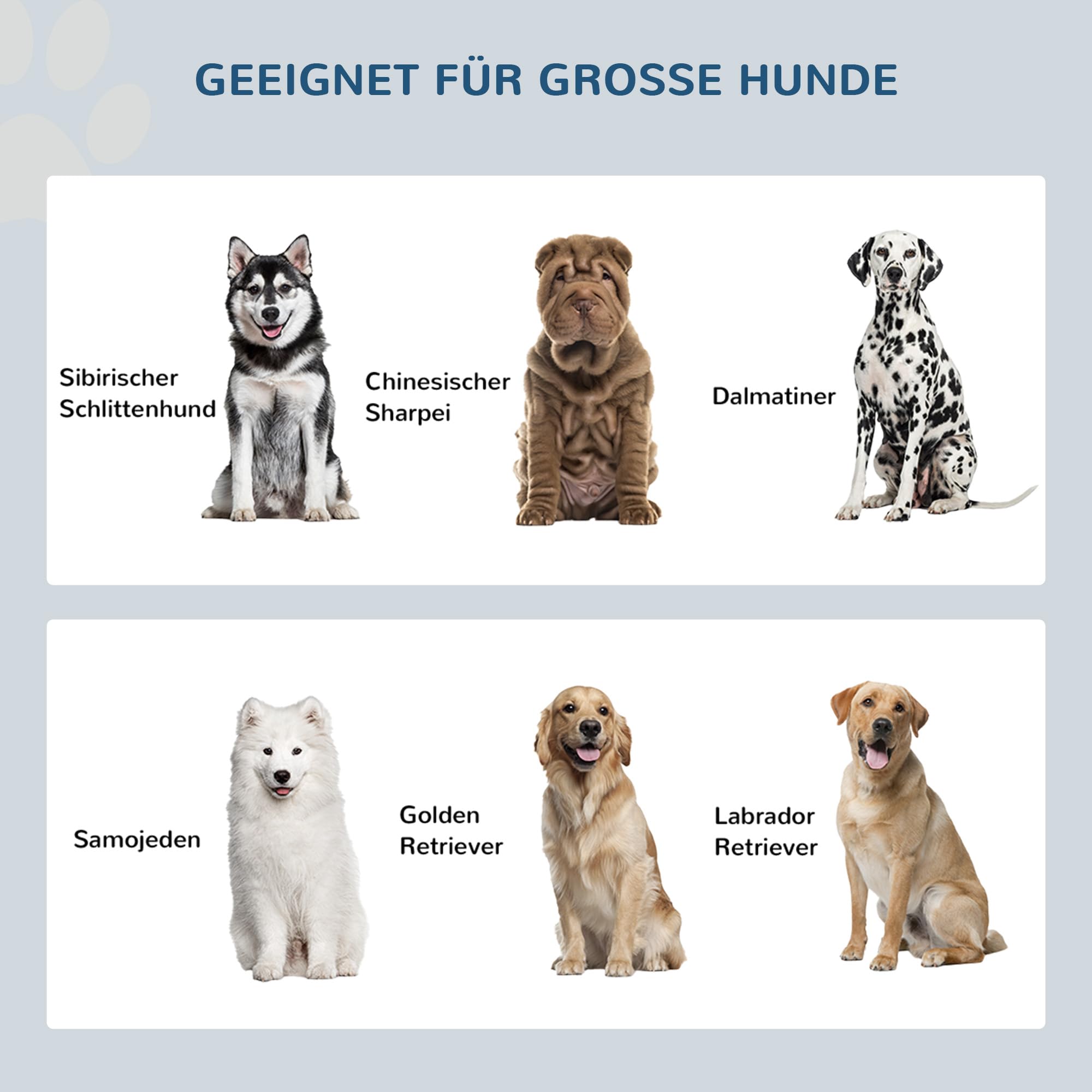 Comederos para Perros PawHut, comedero Elevado con 2 comederos de Acero Inoxidable, Soporte para comederos de Perros con Espacio de Almacenamiento de 44 litros, Puertas magnéticas, comedero, Bebedero | Comedero de agua, 2 cuencos de acero inoxidable de 20