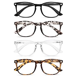 BLS BLUES Reading Glasses for Women for Home, Office & Driving - HD Clear Readers with Blue Light Blocking Protection