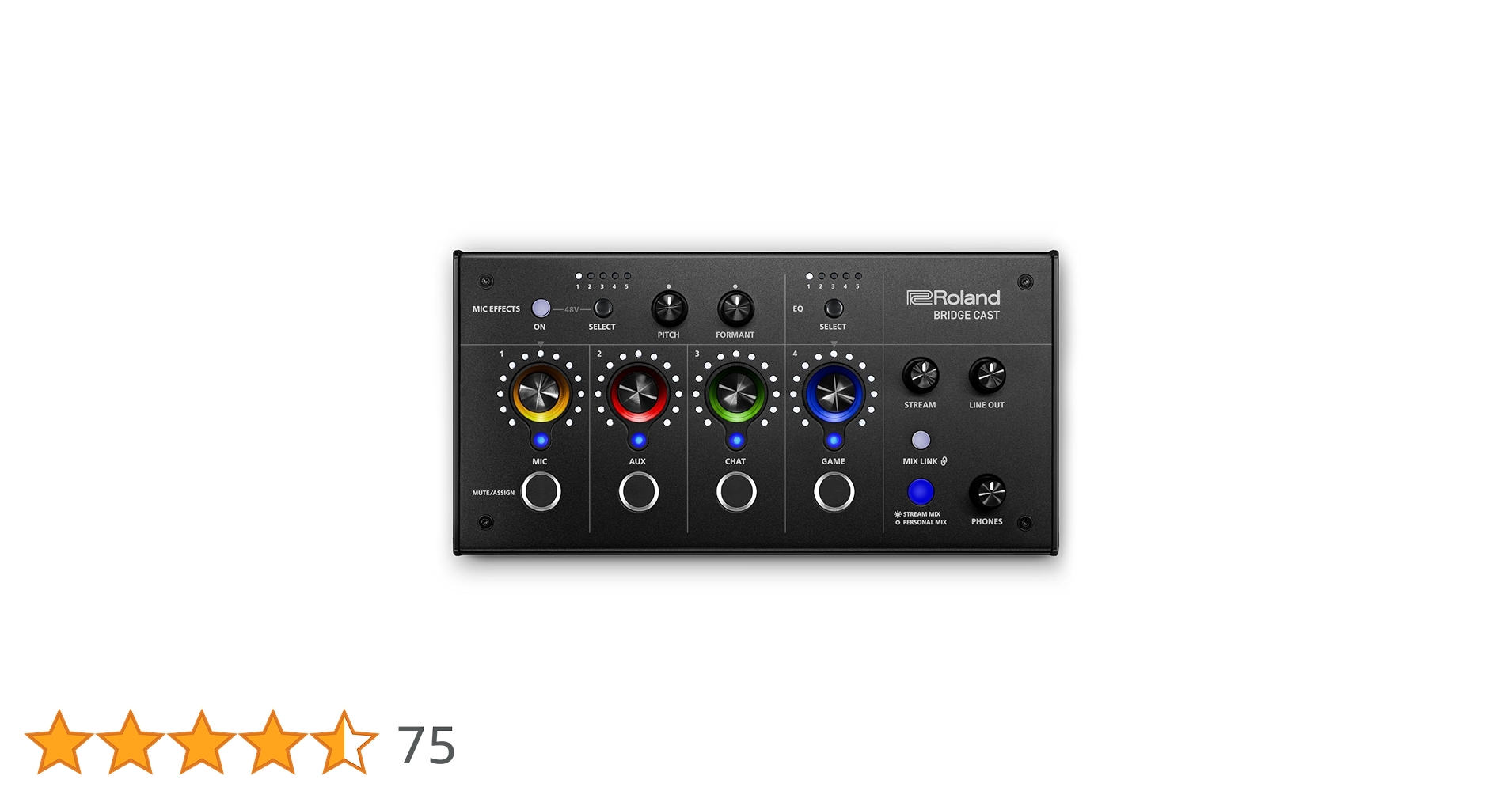 Roland BRIDGE CAST デュアルバスゲーミングミキサー Roland BRIDGE CAST(デュアルバス対応・配信・ゲーミングミキサー